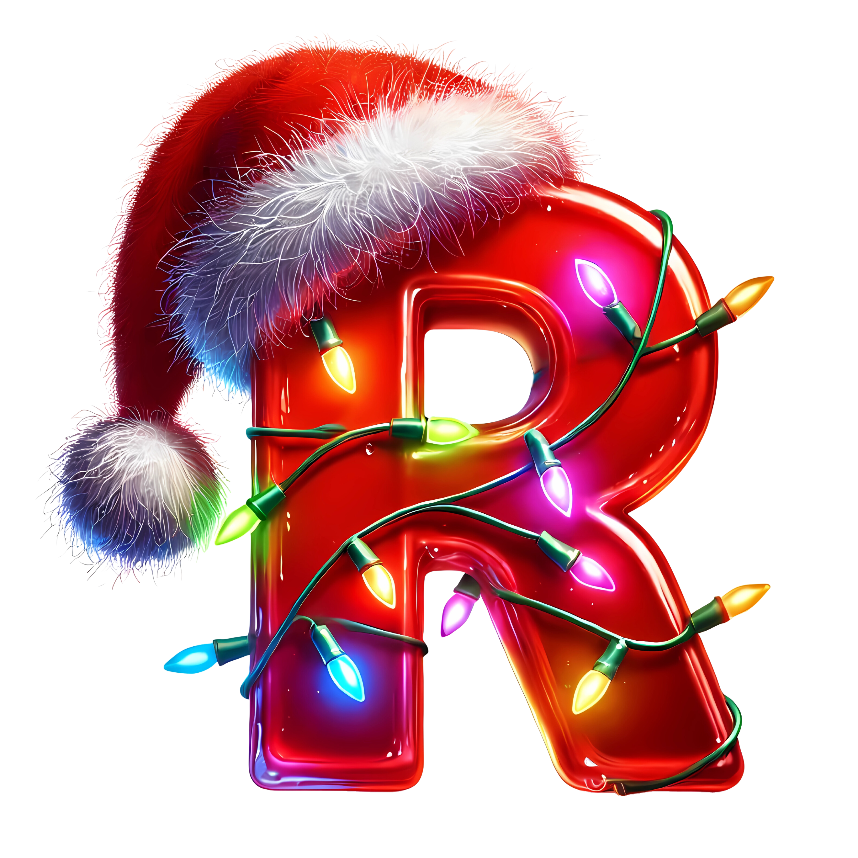 Motive " Christmas BUCHSTABEN Rot " Buchstaben Auswahl für Druck